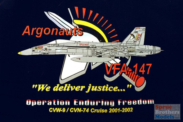 CAMSSVFA147-NVY-M VFA-147 Argonauts Sweatshirt (Navy-Medium)