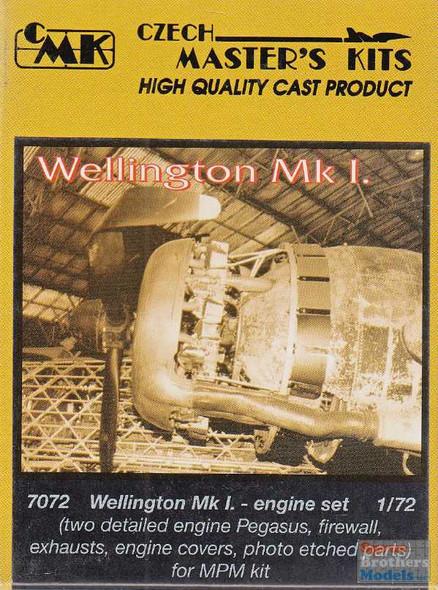 CMK7072 1:72 CMK Wellington Mk.I Engine Set (MPM kit)