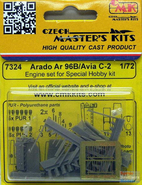 CMK7324 1:72 CMK Arado Ar 96B / Avia C-2 Engine Set (SPH kit)