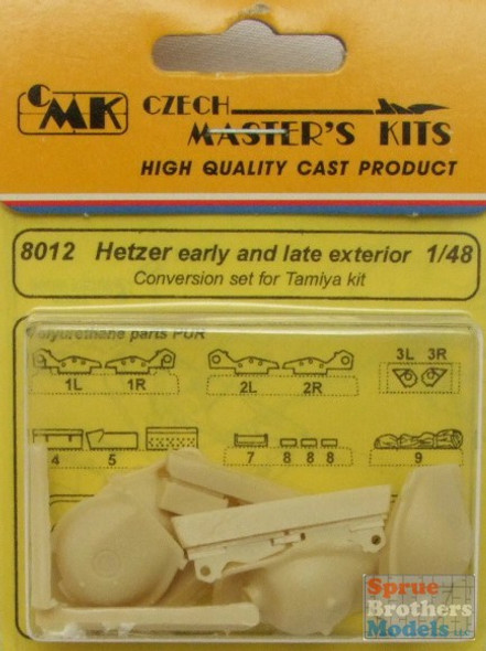 CMK8012 1:48 CMK Hetzer Early and Late Exterior Conversion Set (TAM kit)