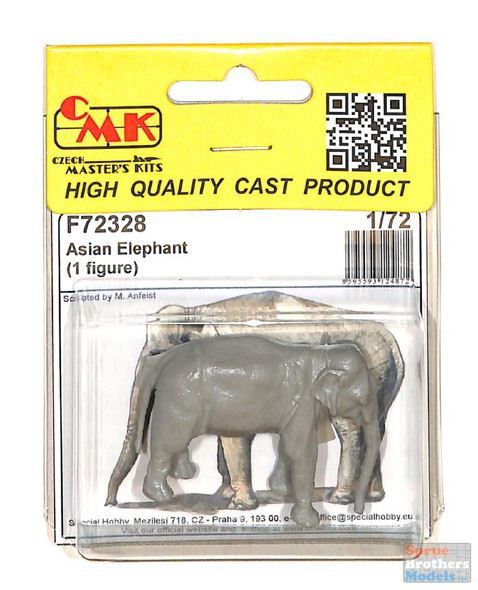 CMKF72328 1:72 CMK Figures - Asian Elephant (1 Fig)