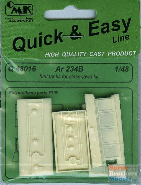 CMKQ48016 1:48 CMK Quick & Easy Ar 234B Fuel Tanks (HAS kit) #Q48016