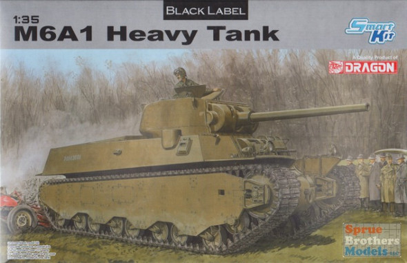 DML6789 1:35 Dragon M6A1 Heavy Tank - Black Label Series