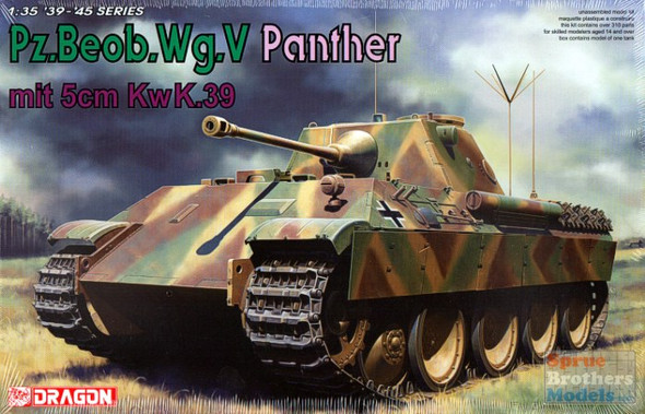 DML6821 1:35 Dragon Pz.Beob.Wg.V Panther mit 5cm Kw.K.39