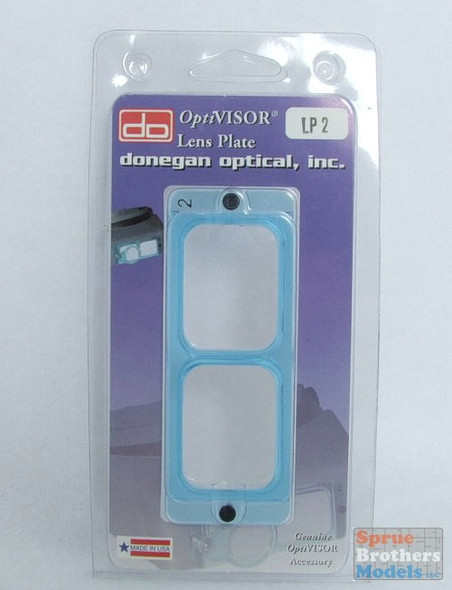 DONLP02 Donegan OptiVisor Magnifier Glass Lens Plate 1-1/2x Power at 20" #LP02