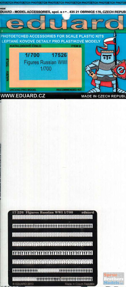 EDU17526 1:700 Eduard Color PE - WWI Russian Figures