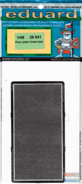 EDU28041 1:48 Eduard PE - Floor Plate Cross Type