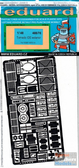 EDU48676 1:48 Eduard PE - Tornado IDS Exterior Detail Set (HBS kit) #48676