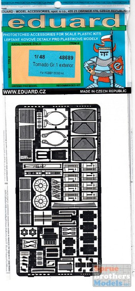EDU48689 1:48 Eduard PE - Tornado GR.1 Exterior Detail Set (HBS kit) #48689