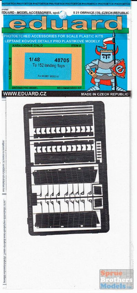 EDU48705 1:48 Eduard PE - Ta 152 Landing Flaps (HBS kit) #48705