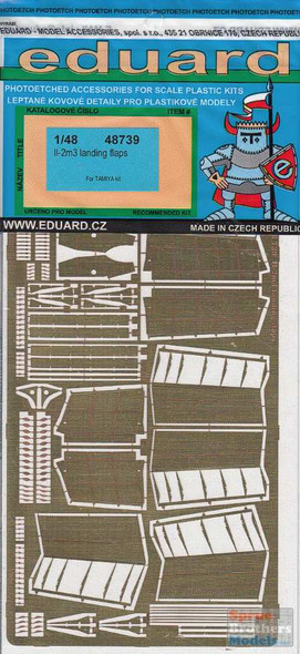 EDU48739 1:48 Eduard PE - IL-2m3 Landing Flaps (TAM kit)