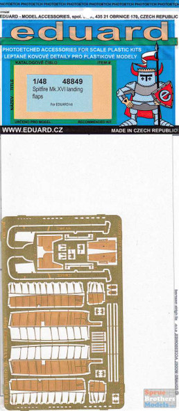 EDU48849 1:48 Eduard PE - Spitfire Mk.XVI Landing Flaps (EDU kit)