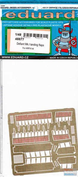 EDU48877 1:48 Eduard PE - Defiant Mk.I Landing Flaps (AFX kit)