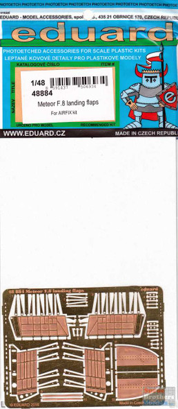 EDU48884 1:48 Eduard PE - Meteor F.8 Landing Flaps (AFX kit)