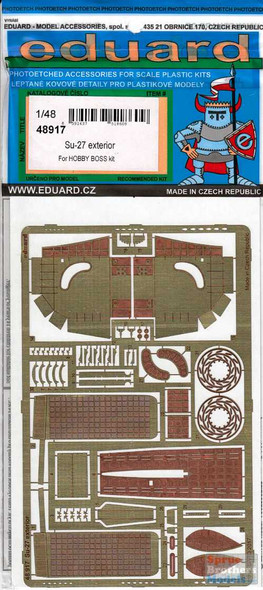 EDU48917 1:48 Eduard PE - Su-27 Flanker Detail Set (HBS kit)