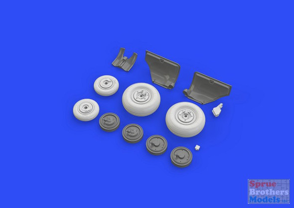 EDU648268 1:48 Eduard MiG-23BN Flogger Wheels (TRP kit)