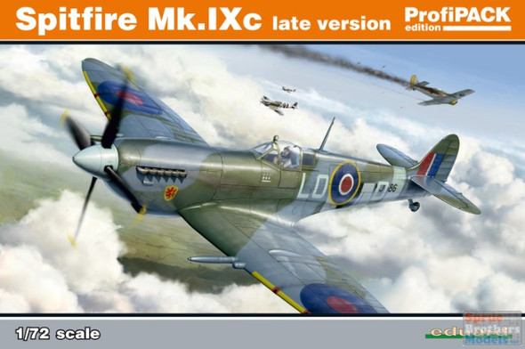 EDU70121 1:72 Eduard Spitfire Mk.IXc Late Version ProfiPACK Edition