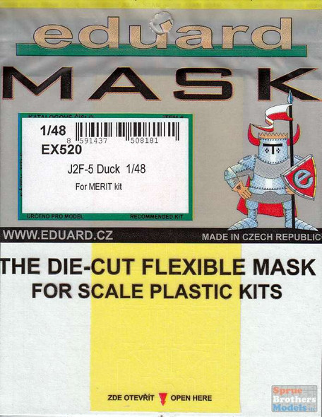 EDUEX520 1:48 Eduard Mask - J2F-5 Duck (MRT kit)