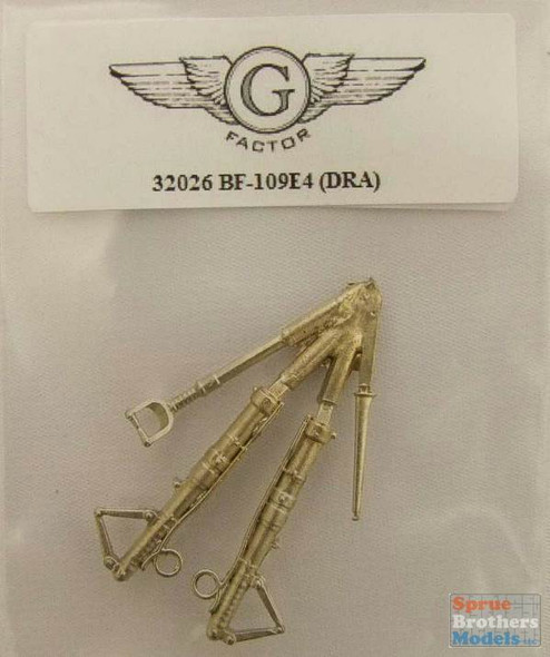 GFM32026 1:32 G-Factor Bf 109E-4 Landing Gear (DRA kit) #32026