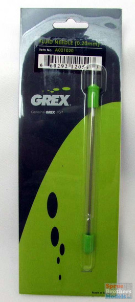 GRXA021020 Grex Fluid Needle 0.20mm (XD/XN Part #11)