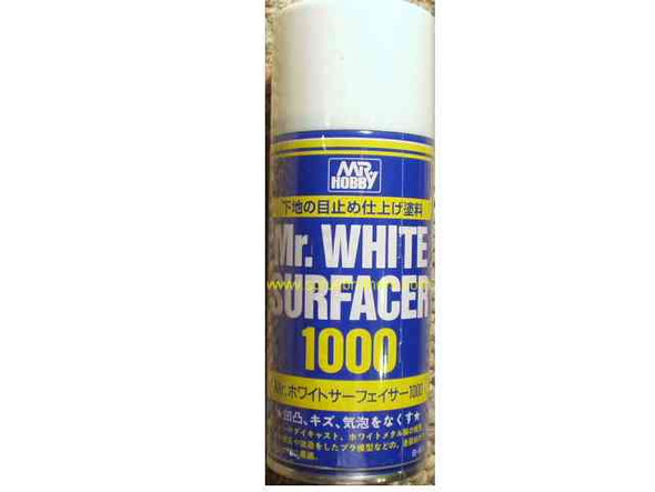 GUNB511 Gunze Sangyo Mr White Surfacer 1000 Spray 100ml