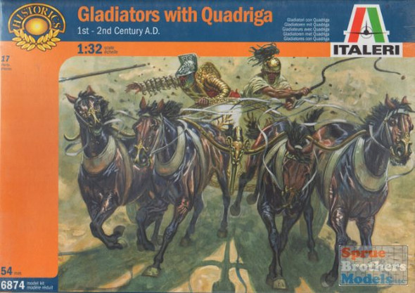 ITA6874 1:32 Italeri Gladiators with Quadriga