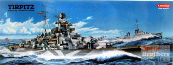 KNG7315 1:400 Kangnam Tirpitz German Battleship