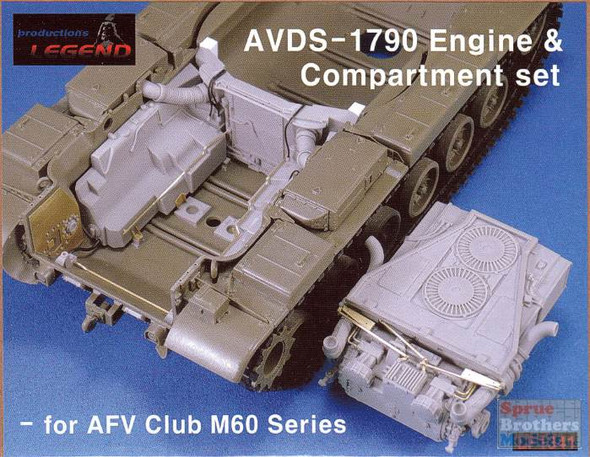 LEG1341 1:35 Legend AVDS-1790 Engine & Compartment for M60 Series Tank (AFV kit) LEG1341 1:35 Legend AVDS-1790 Engine & Compartment for M60 Series Tank (AFV kit)