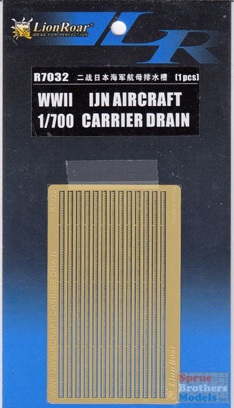 LNRR7032 1:700 LionRoar WW2 IJN Aircraft Carrier Drain #R7032