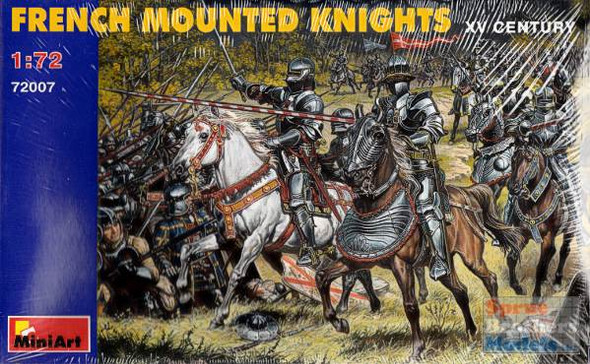 MIA72007 1:72 Miniart French Mounted Knights XV Century