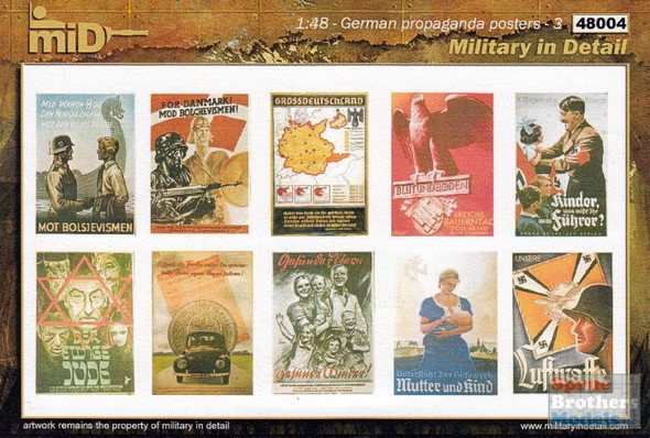 MID48004 1:48 Military In Detail - WW2 German Propaganda Posters #3