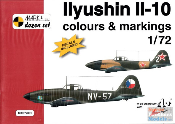 MKD72001 1:72 Mark I Ltd Colors & Markings - Ilyushin Il-10