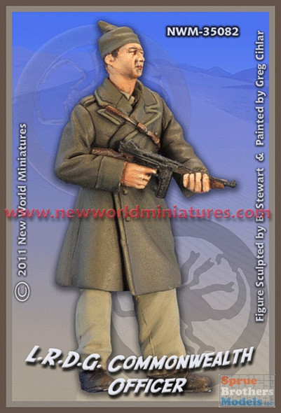 NWM35082 1:35 New World Miniatures Commonwealth Officer, N.Z. Figure #35082