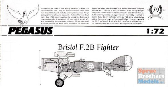 PEG4012 1:72 Pegasus Bristol F.2B Fighter