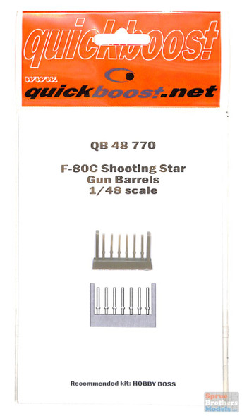 QBT48770 1:48 Quickboost F-80C Shooting Star Gun Barrels (HBS kit)