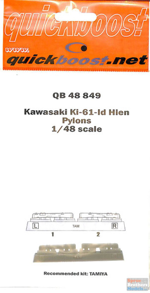 QBT48849 1:48 Quickboost Ki-61-Id Hien Pylons (TAM kit)