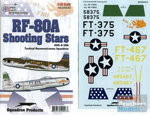 SSD32253 1:32 Superscale Decals - RF-80A Shooting Star 45th & 15th TRS #32253