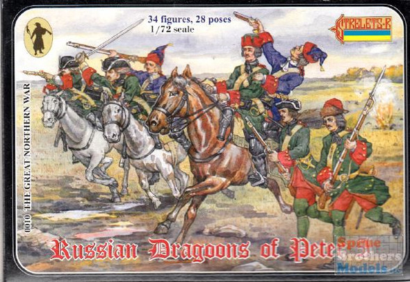 STR0010 1:72 Strelets-R Figure Set - Russian Dragoons of Peter I