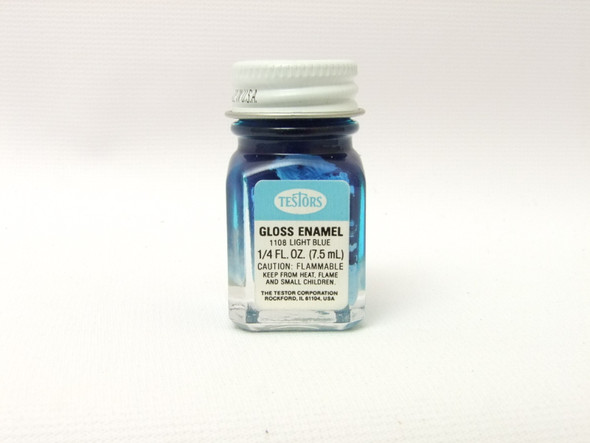 TES1172 Testors Enamel 1/4oz - Flat Sea Blue