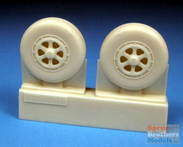 BARBR48279 1:48 BarracudaCast Grumman S2F S-2 Tracker Early Main Wheels (KIN kit)