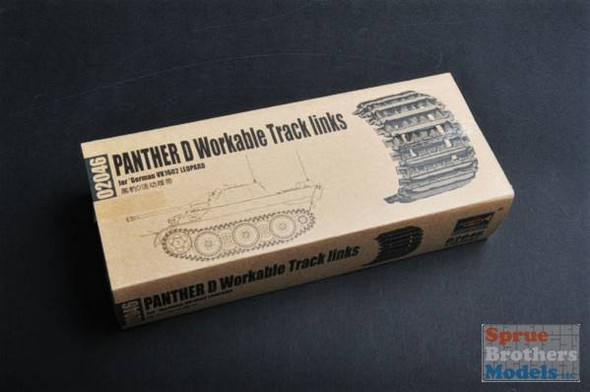 TRP02046 1:35 Trumpeter Panther D Workable Track links for German VK1602 Leopard #2046