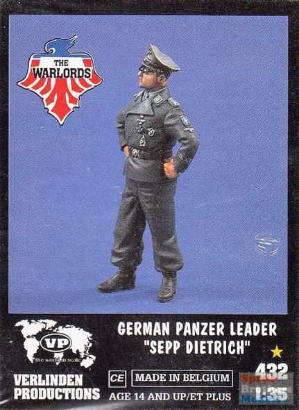 VER0432 1:35 Verlinden Figure - German Panzer Leader "Sepp Dietrich"