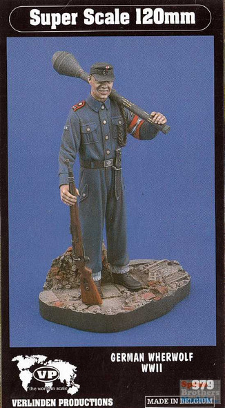 VER0979 120mm Verlinden Figure - German Wherwolf WWII