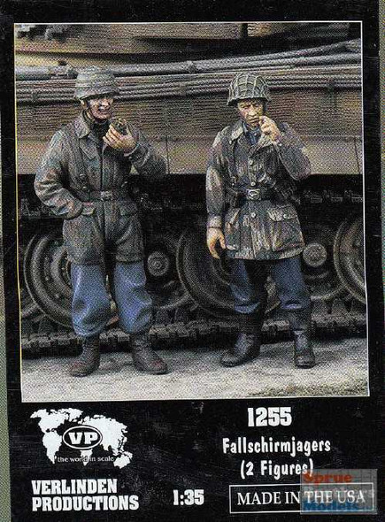 VER1255 1:35 Verlinden Fallschirmjagers Figure Set (2 figures)