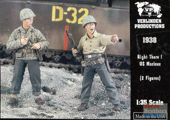 VER1938 1:35 Verlinden "Right There" US Marines Figure Set (2 figures)