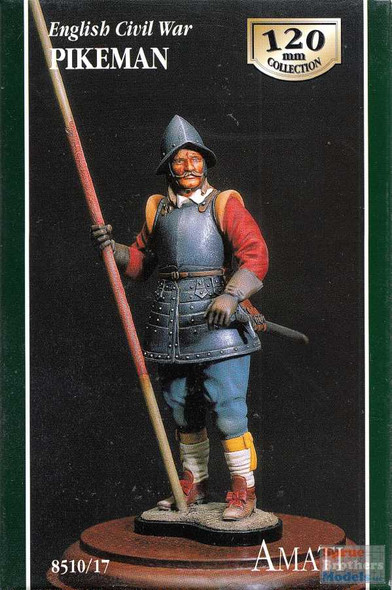 VER8510/17 120mm Verlinden/Amati Figure - English Civil War Pikeman