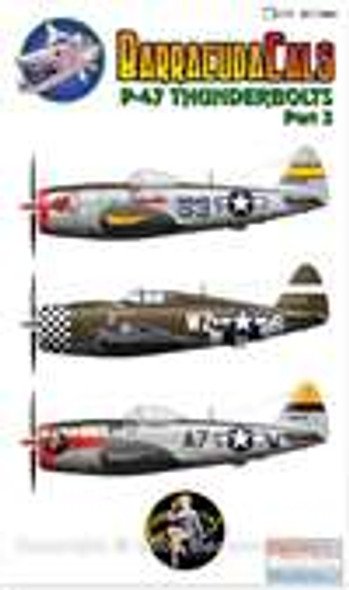 BARBC72003 1:72 BarracudaCals P-47D Thunderbolts Pt 3 #BC72003
