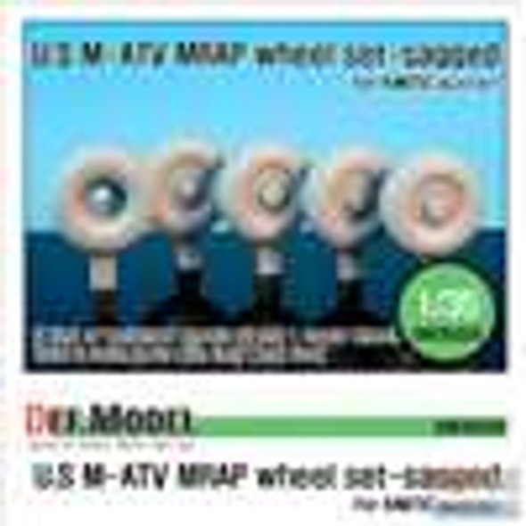 DEFDW35029 1:35 DEF Model US M-ATV MRAP Sagged Wheel Set (KIN kit) #DW35029