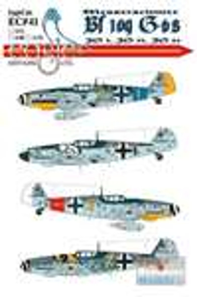 ECL48041 1:48 Eagle Editions Bf109G-6's of JG3 JG53 and JG54 #48041