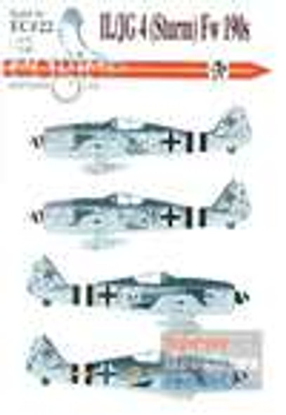 ECL72022 1:72 Eagle Editions IL/JG4 (Sturm) Fw190's #72022